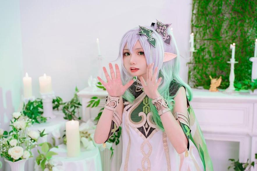 喵小吉百度贴吧cosplay美照，看到美少女变身时心情大好~